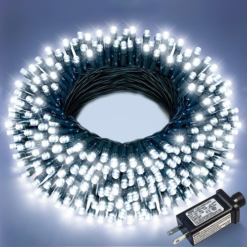 White christmas lights - white,
