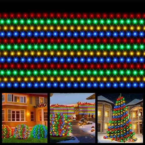 Christmas net lights 360 - christmas, led