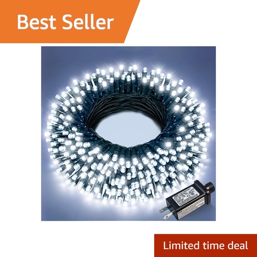 Nielfoi white christmas lights - christmas,