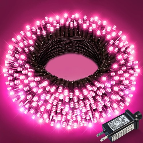Pink christmas lights - lights, outdoor